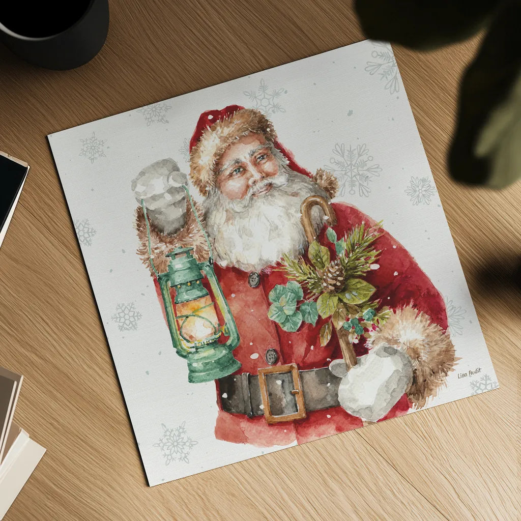 Our Christmas Story XV by Lisa Audit. Shown as a detailed flat fine art print, highlighting archival giclee quality. Available as an archival giclee rolled canvas, fine art paper, or poster print. SKU 82085a.