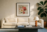 PS Je Taime Light I by Lisa Audit. Displayed in a glass frame with matte in a clean modern living room. Available as an archival giclee rolled canvas, fine art paper, or poster print. SKU 13478a.