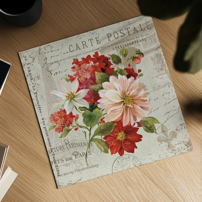 PS Je Taime Light II by Lisa Audit. Shown as a detailed flat fine art print, highlighting archival giclee quality. Available as an archival giclee rolled canvas, fine art paper, or poster print. SKU 13479a.