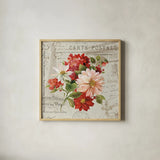 PS Je Taime Light II by Lisa Audit. Shown in a natural wood glass frame for a timeless modern aesthetic. Available as an archival giclee rolled canvas, fine art paper, or poster print. SKU 13479a.