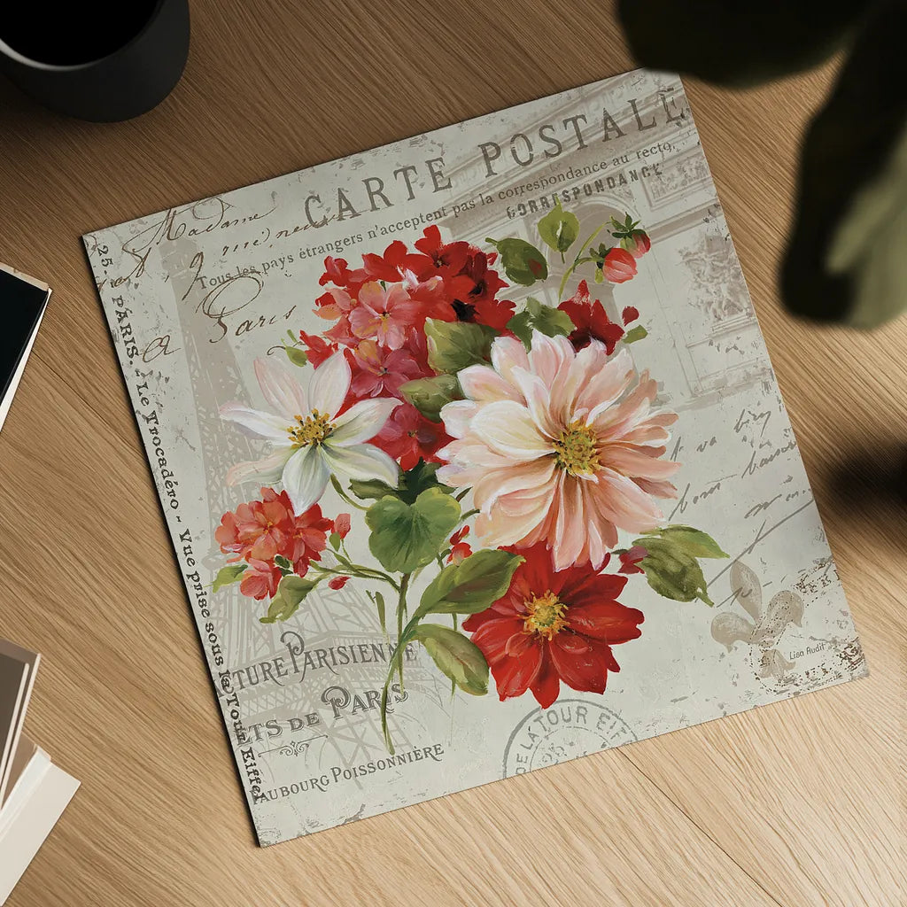 PS Je Taime Light II by Lisa Audit. Shown as a detailed flat fine art print, highlighting archival giclee quality. Available as an archival giclee rolled canvas, fine art paper, or poster print. SKU 14178a.