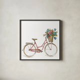 Paris Forever II v2 White by Lisa Audit. Shown in a sleek black glass frame for a contemporary gallery look. Available as an archival giclee rolled canvas, fine art paper, or poster print. SKU 52915a.