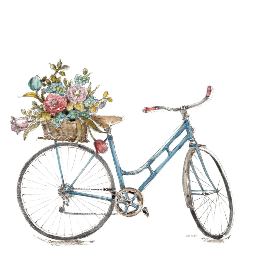 Paris Forever III v2 White by Lisa Audit. SKU 52916a. Archival Giclee Fine art print for wall decor.