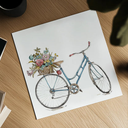 Paris Forever III v2 White by Lisa Audit. Shown as a detailed flat fine art print, highlighting archival giclee quality. Available as an archival giclee rolled canvas, fine art paper, or poster print. SKU 52916a.