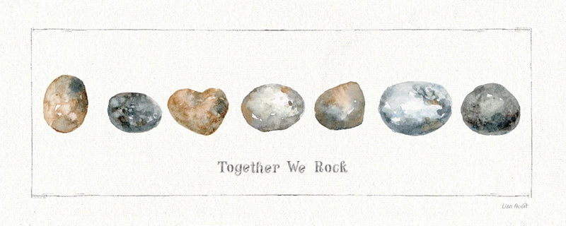 Pebbles and Sandpipers IV by Lisa Audit