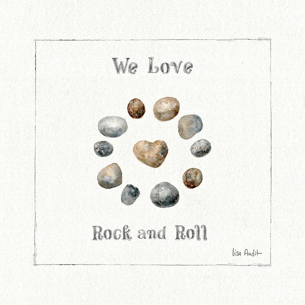 Pebbles and Sandpipers VIII by Lisa Audit. SKU 17993a. Archival Giclee Fine art print for wall decor.