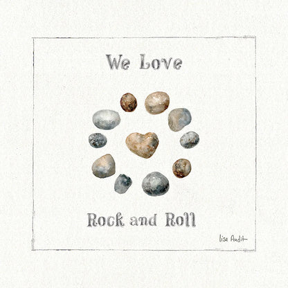 Pebbles and Sandpipers VIII by Lisa Audit. SKU 17993a. Archival Giclee Fine art print for wall decor.