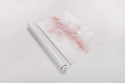 Rainbow Seeds Abstract Blush Gray Crop by Lisa Audit. shown as a rolled paper print. Available as archival giclee rolled canvas, fine art paper, or poster print. SKU 43573i.