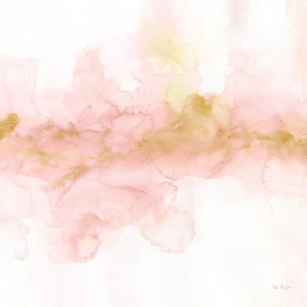 Rainbow Seeds Abstract Gold Sq by Lisa Audit. SKU 71366a. Archival Giclee Fine art print for wall decor.