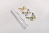 Rainbow Seeds Butterflies Fall II by Lisa Audit. shown as a rolled paper print. Available as archival giclee rolled canvas, fine art paper, or poster print. SKU 102340h.