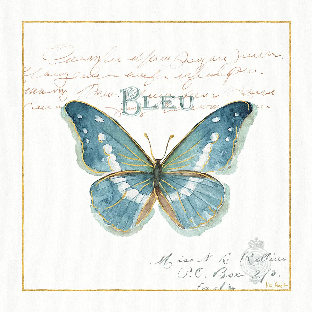 Rainbow Seeds Butterflies V by Lisa Audit. SKU 22231a. Archival Giclee Fine art print for wall decor.