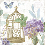 Rainbow Seeds Floral Birdcage II v2 by Lisa Audit. SKU 87449a. Archival Giclee Fine art print for wall decor.