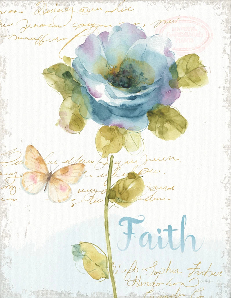 Rainbow Seeds Floral VII Faith by Lisa Audit