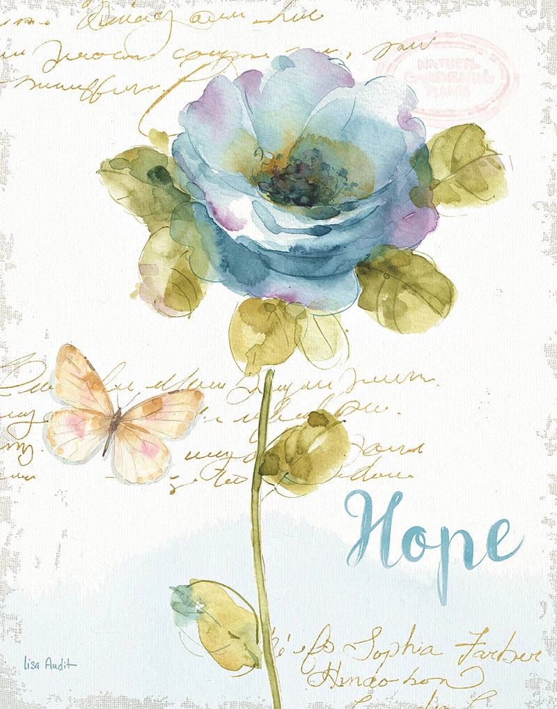 Rainbow Seeds Floral VII Hope by Lisa Audit