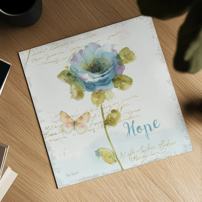 Rainbow Seeds Floral VII Hope Sq by Lisa Audit. Shown as a detailed flat fine art print, highlighting archival giclee quality. Available as an archival giclee rolled canvas, fine art paper, or poster print. SKU 63972a.