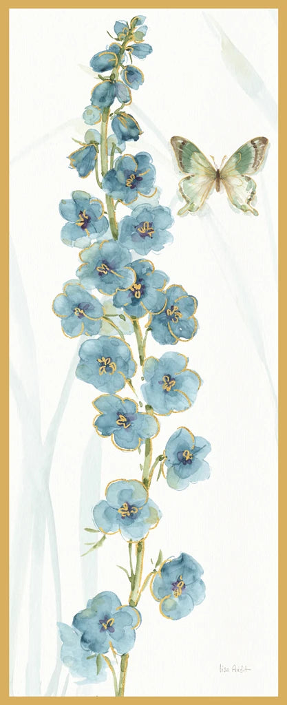 Rainbow Seeds Flowers VI Butterfly by Lisa Audit