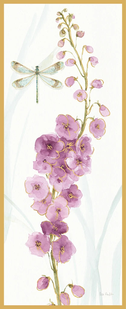 Rainbow Seeds Flowers VII Dragonfly by Lisa Audit