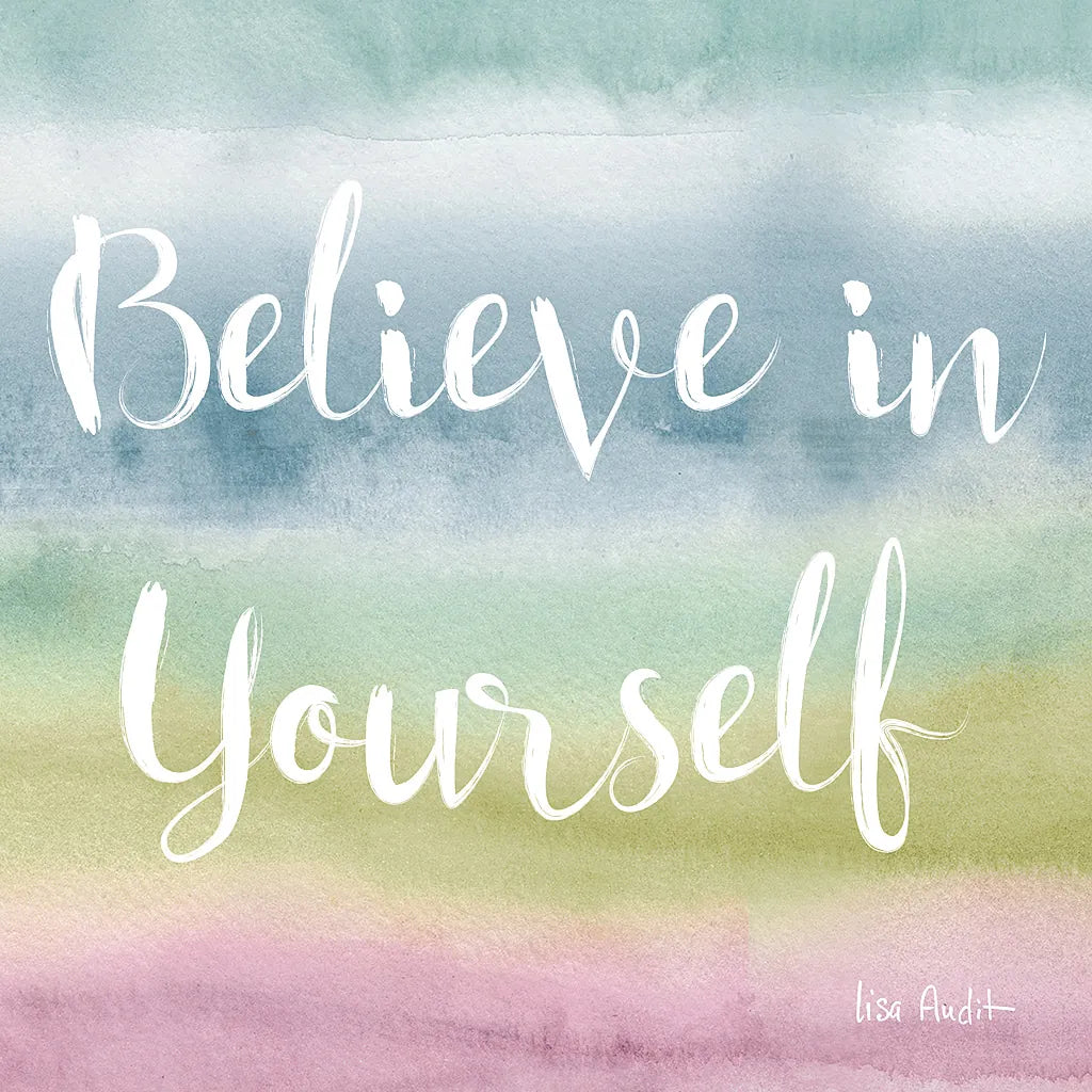 Rainbow Seeds Painted Pattern XIV Cool Believe by Lisa Audit. SKU 23437a. Archival Giclee Fine art print for wall decor.