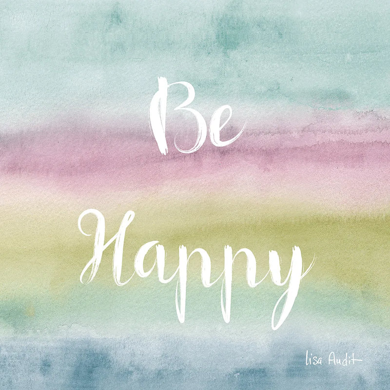 Rainbow Seeds Painted Pattern XIV Cool Happy by Lisa Audit. SKU 23434a. Archival Giclee Fine art print for wall decor.