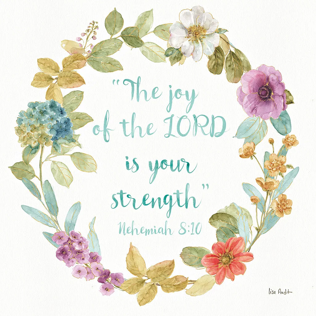 Rainbow Seeds Proverb I by Lisa Audit. SKU 37132a. Archival Giclee Fine art print for wall decor.