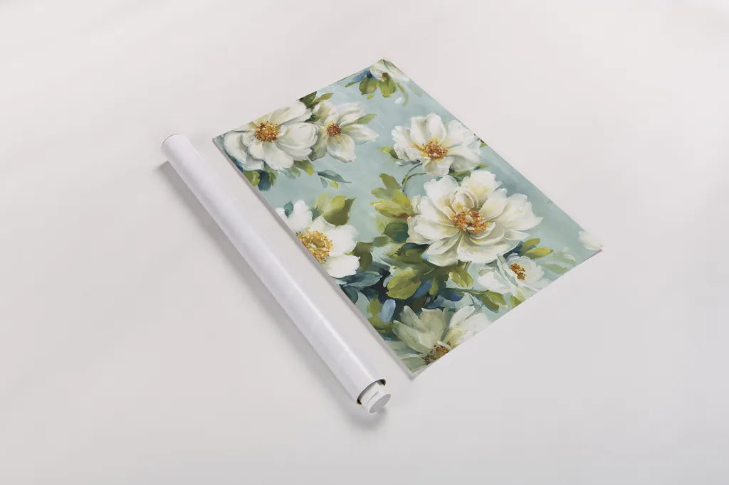 Reflections I Crop by Lisa Audit. shown as a rolled paper print. Available as archival giclee rolled canvas, fine art paper, or poster print. SKU 13204i.