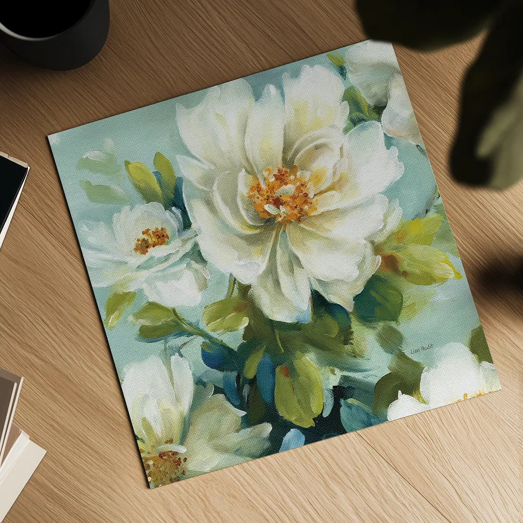 Reflections III Crop by Lisa Audit. Shown as a detailed flat fine art print, highlighting archival giclee quality. Available as an archival giclee rolled canvas, fine art paper, or poster print. SKU 13252a.