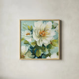 Reflections III Crop by Lisa Audit. Shown in a natural wood glass frame for a timeless modern aesthetic. Available as an archival giclee rolled canvas, fine art paper, or poster print. SKU 13252a.