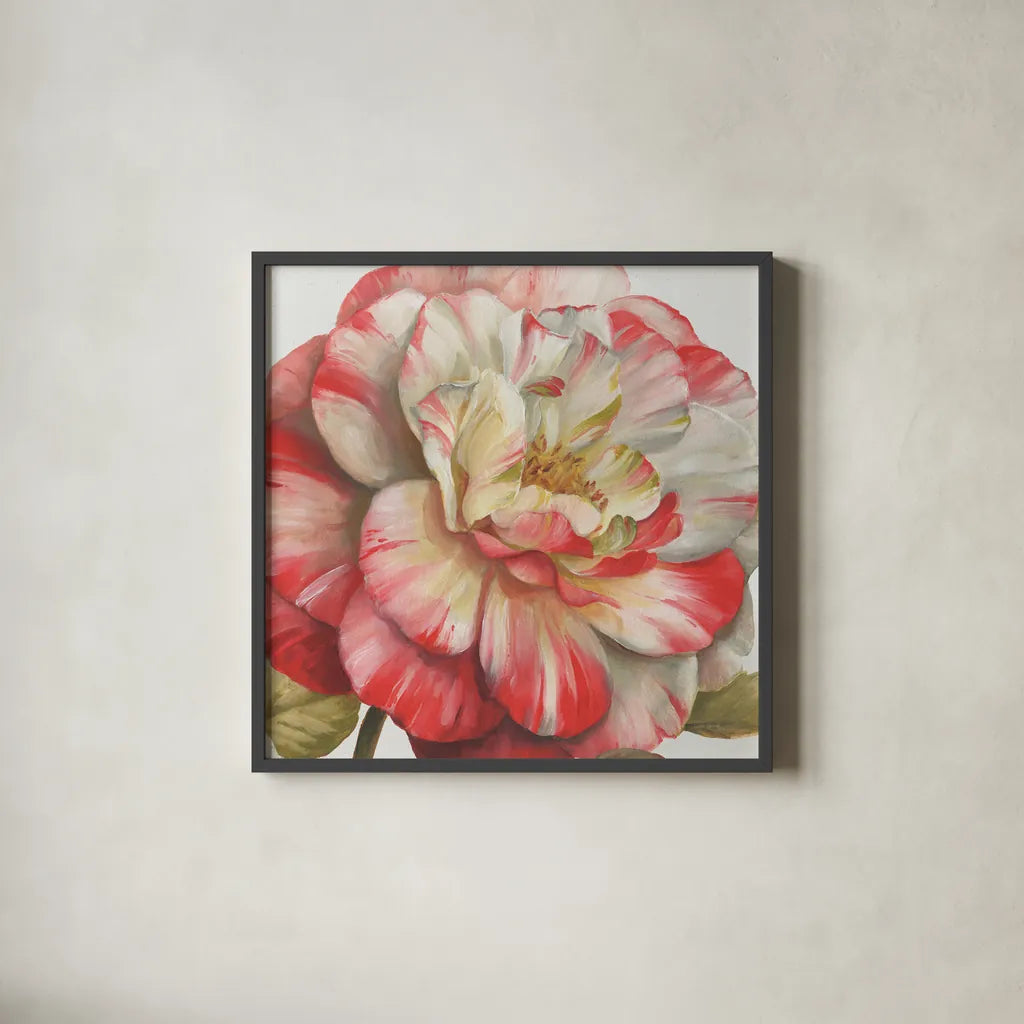 Romantic Afternoon Light Crop II by Lisa Audit. Shown in a sleek black glass frame for a contemporary gallery look. Available as an archival giclee rolled canvas, fine art paper, or poster print. SKU 18341a.