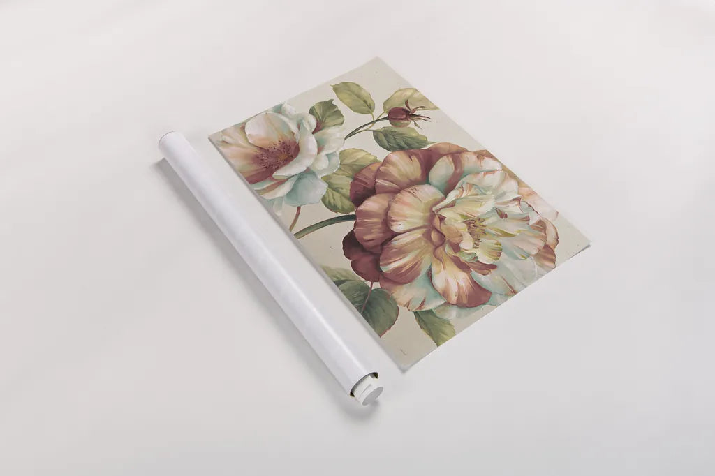 Romantic Afternoon Light II Spice by Lisa Audit. shown as a rolled paper print. Available as archival giclee rolled canvas, fine art paper, or poster print. SKU 33735i.