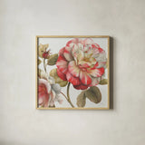 Romantic Afternoon Light Square II by Lisa Audit. Shown in a natural wood glass frame for a timeless modern aesthetic. Available as an archival giclee rolled canvas, fine art paper, or poster print. SKU 16910a.