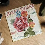 Rose Garden II by Lisa Audit. Shown as a detailed flat fine art print, highlighting archival giclee quality. Available as an archival giclee rolled canvas, fine art paper, or poster print. SKU 10712a.