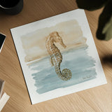 Sand and Sea III by Lisa Audit. Shown as a detailed flat fine art print, highlighting archival giclee quality. Available as an archival giclee rolled canvas, fine art paper, or poster print. SKU 17035a.