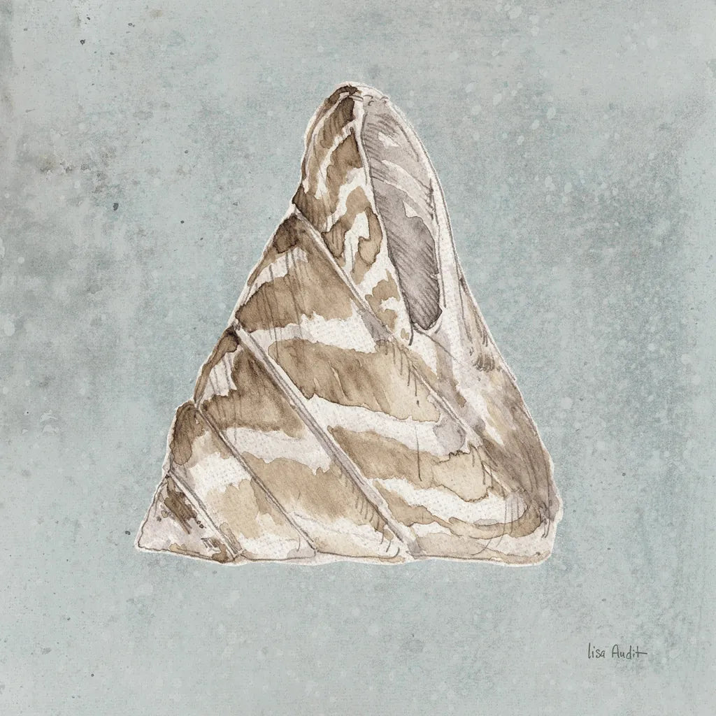 Sand and Seashells IV Right by Lisa Audit. SKU 50064a. Archival Giclee Fine art print for wall decor.