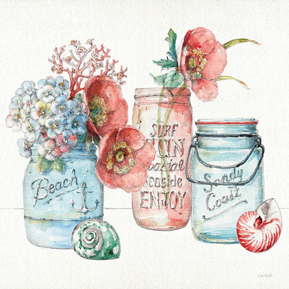 Sea Finds VII by Lisa Audit. SKU 20817a. Archival Giclee Fine art print for wall decor.