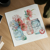 Sea Finds VII by Lisa Audit. Shown as a detailed flat fine art print, highlighting archival giclee quality. Available as an archival giclee rolled canvas, fine art paper, or poster print. SKU 20817a.