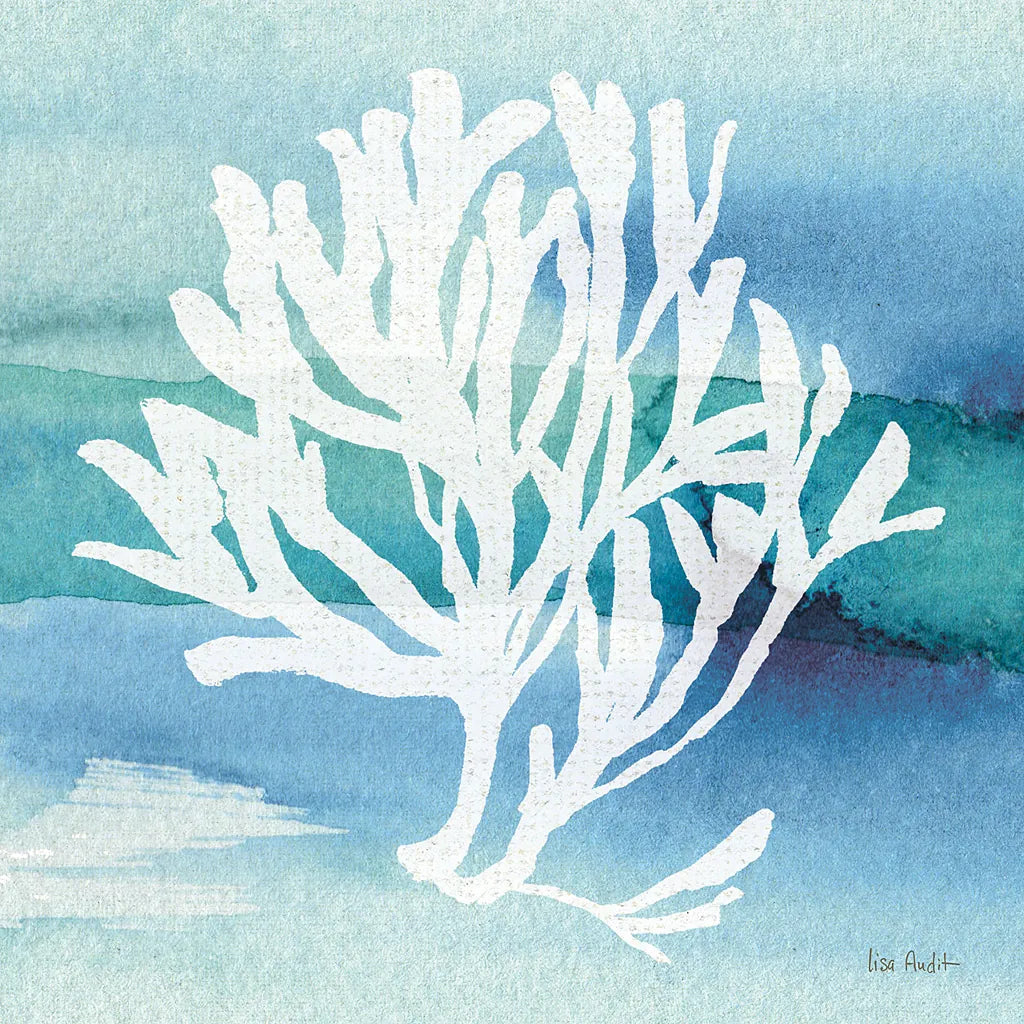 Sea Life Coral I by Lisa Audit. SKU 16812a. Archival Giclee Fine art print for wall decor.