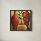 Southern Tones II by Lisa Audit. Shown in a sleek black glass frame for a contemporary gallery look. Available as an archival giclee rolled canvas, fine art paper, or poster print. SKU 1706a.