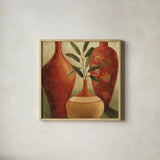 Southern Tones II by Lisa Audit. Shown in a natural wood glass frame for a timeless modern aesthetic. Available as an archival giclee rolled canvas, fine art paper, or poster print. SKU 1706a.