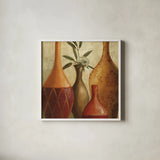 Southern Tones III by Lisa Audit. Shown in a crisp white glass frame for a clean and minimalist style. Available as an archival giclee rolled canvas, fine art paper, or poster print. SKU 1707a.