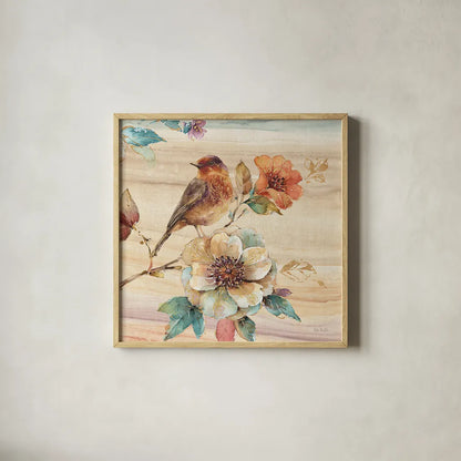 Spiced Nature II by Lisa Audit. Shown in a natural wood glass frame for a timeless modern aesthetic. Available as an archival giclee rolled canvas, fine art paper, or poster print. SKU 24816a.