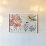 Spring Meadow I by Lisa Audit. shown as a paper print in a white frame. Available as a archival giclee rolled canvas, fine art paper, or poster print. SKU 51760i.
