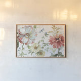 Spring Meadow II by Lisa Audit. shown as a paper print in a natural frame. Available as a archival giclee rolled canvas, fine art paper, or poster print. SKU 51761i.