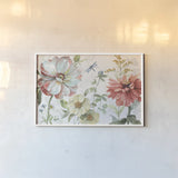 Spring Meadow II by Lisa Audit. shown as a paper print in a white frame. Available as a archival giclee rolled canvas, fine art paper, or poster print. SKU 51761i.