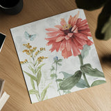 Spring Meadow IV by Lisa Audit. Shown as a detailed flat fine art print, highlighting archival giclee quality. Available as an archival giclee rolled canvas, fine art paper, or poster print. SKU 51763a.