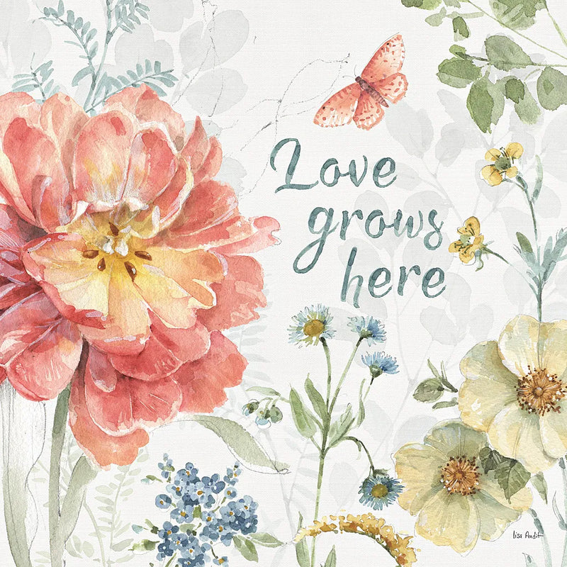 Spring Meadow IX by Lisa Audit. SKU 51768a. Archival Giclee Fine art print for wall decor.