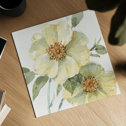 Spring Meadow VII by Lisa Audit. Shown as a detailed flat fine art print, highlighting archival giclee quality. Available as an archival giclee rolled canvas, fine art paper, or poster print. SKU 51766a.