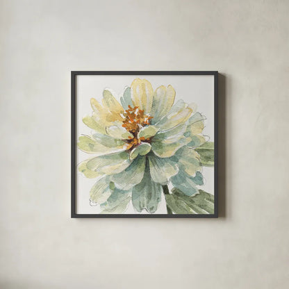 Spring Meadow VIII by Lisa Audit. Shown in a sleek black glass frame for a contemporary gallery look. Available as an archival giclee rolled canvas, fine art paper, or poster print. SKU 51767a.