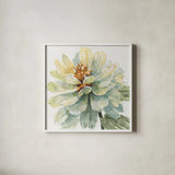 Spring Meadow VIII by Lisa Audit. Shown in a crisp white glass frame for a clean and minimalist style. Available as an archival giclee rolled canvas, fine art paper, or poster print. SKU 51767a.