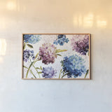 Spring Nectar I by Lisa Audit. shown as a paper print in a natural frame. Available as a archival giclee rolled canvas, fine art paper, or poster print. SKU 9314i.