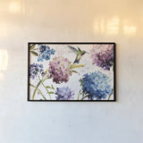 Spring Nectar IV by Lisa Audit. shown as a paper print in a black flame. Available as a archival giclee rolled canvas, fine art paper, or poster print. SKU 103483i.